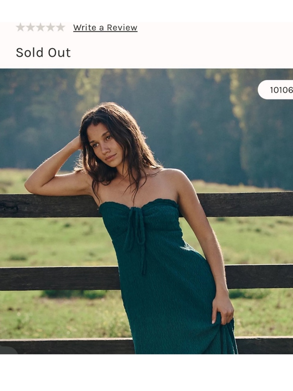 Free People - Amelia midi in Deep Teal - Picture 4 of 4